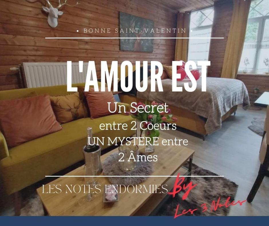 Maison D'Hote Les Notes Endormies Suite Le Refuge Walcourt Exteriör bild